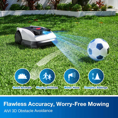 GOAT O500 Panorama LiDAR Robotic Lawn Mower (500 m², Obstacle Avoidance, Camera)