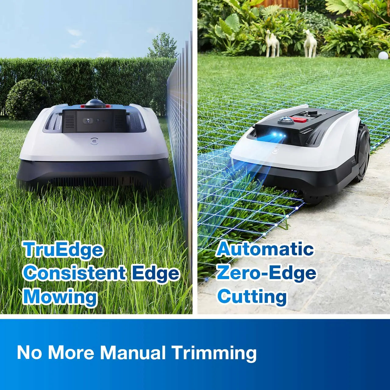 GOAT O500 Panorama LiDAR Robotic Lawn Mower (500 m², Obstacle Avoidance, Camera)