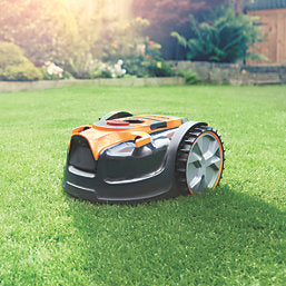 LawnMaster 24V 4.0Ah Lithium MX Brushless Cordless 16cm OcuMow 16 Drop & Mow Robotic Mower (243CU)